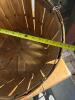 Wood Slat Basket with Metal Handles - 7