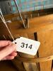 Wood Slat Basket with Metal Handles - 9