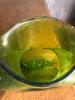 Two Blown Glass Green Bottles - 6