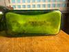 Two Blown Glass Green Bottles - 7
