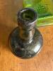 Two Blown Glass Green Bottles - 9