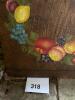 Hand-Painted Fruit Motif Wooden Board Folk Art-Style - 7