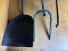 Antique Wrought Iron Fireplace Tools Set, Colonial-Style - 6