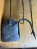Antique Wrought Iron Fireplace Tools Set, Colonial-Style - 7