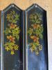 Pair of Toleware-Style Painted Metal Wall Candle Sconces - 7