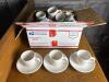 Lot of Buffalo China Demitasse Cups and Saucers