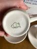 Lot of Buffalo China Demitasse Cups and Saucers - 2
