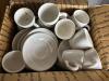 Lot of Buffalo China Demitasse Cups and Saucers - 5