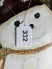 Folk Art Snowman Painted Wood Figure with Stand - 9