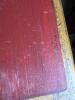 Folk-Art Style Painted Wooden Cat Plaque with Red Bow - 7