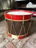 Regimental Style Rope-Tension Snare Drum With Painted Crest