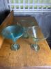 Large Martini Glasses in Mid-Century Modern Style