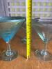 Large Martini Glasses in Mid-Century Modern Style - 6
