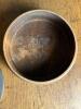 Wooden Animal-Illustrated Block and Round Wood Trinket Box - 3