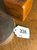 Wooden Animal-Illustrated Block and Round Wood Trinket Box - 10