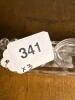 Pressed Glass Candy Dish, Ladle, and Ruby Glass Salt Cellar - 8