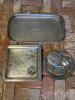 Silverplate Trays, Covers, and Dishes in Ornate Styles