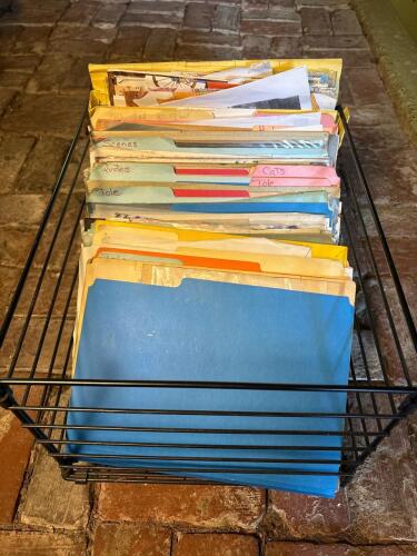 Assorted Vintage Tole Painting and Folk Art Pattern Folders