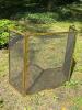 Brass Folding Fireplace Screen