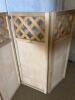 Wood Folding Divider With Lattice-Style Panels - 3