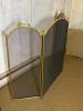 Brass Folding Fireplace Screen - 3