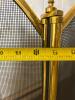Brass Folding Fireplace Screen - 5