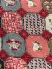 Needlepoint Wool Panel With Geometric and Floral Motifs - 4
