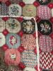 Needlepoint Wool Panel With Geometric and Floral Motifs - 5