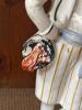 Figural Porcelain Table Lamp With Woven Shade - 3