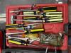 Assorted Hand Tools and Socket Set in Plastic Case - 4