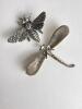 Sterling Silver Insect Brooches, Mexican Taxco Style