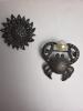 Sterling Silver Marcasite Sunflower and Crab Brooches - 5