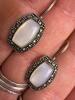 Sterling Silver Charm Bracelet and Pair of Marcasite Earrings - 3