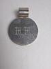 Mexican Silver Monogram Engraved Round Pendant