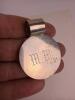 Mexican Silver Monogram Engraved Round Pendant - 2