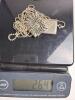 Sterling Silver Art Nouveau-Style Stamp Holders on Necklaces - 13