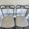 Wrought Iron Patio Table and Chairs Set - 8
