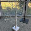 Pair of Lighted Decorative Birch Trees - 8