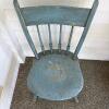 Painted Child&rsquo;s Spindle-Back Wood Chair - 2