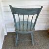 Painted Child&rsquo;s Spindle-Back Wood Chair - 3