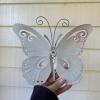 Metal Sunflower Garden Stake With Removable Butterfly - 8