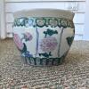Chinese Bird and Floral Ceramic Planter - 3