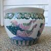 Chinese Bird and Floral Ceramic Planter - 4