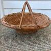 Wicker Basket with Handblown Glass Fishing Floats - 5