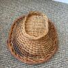 Wicker Basket with Handblown Glass Fishing Floats - 7