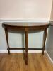 Demilune Console Table in Traditional Style