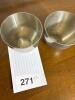 Pair of Stieff Pewter Jefferson Cups with Monogram - 8