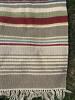 61"x91" Striped Flatweave Rug With Fringe - 2