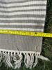 61"x91" Striped Flatweave Rug With Fringe - 3