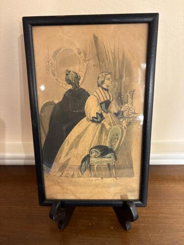 6"x10" Les Modes Parisiennes Framed Fashion Print